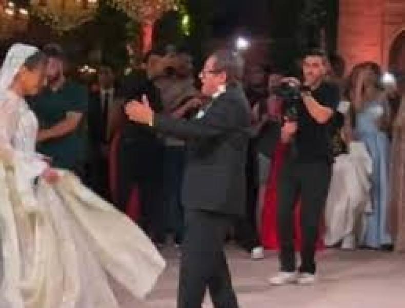 فيديو .. زفاف جميلة عوض و المونتير أحمد حافظ بحضور نجوم الفن