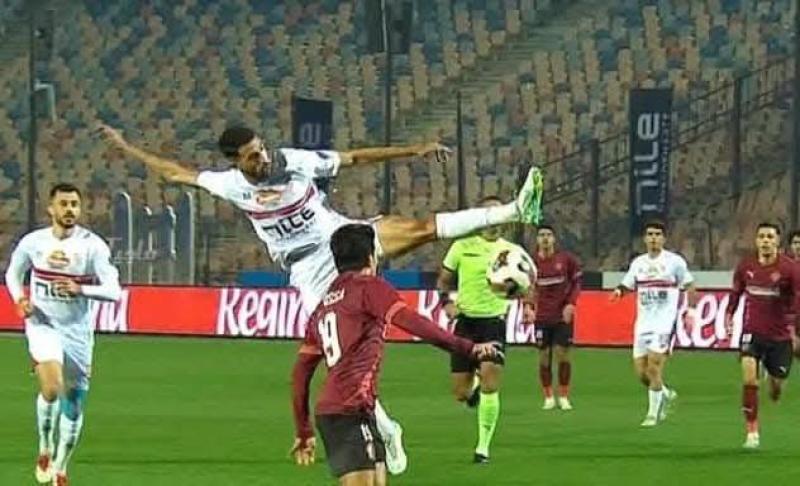 مباراة بدوري “نايل”  ضمن لقاءات الجولة الخامسة بين الزمالك الذي استضاف نادي سيراميكا كليوباترا بإستاد القاهرة الدولي