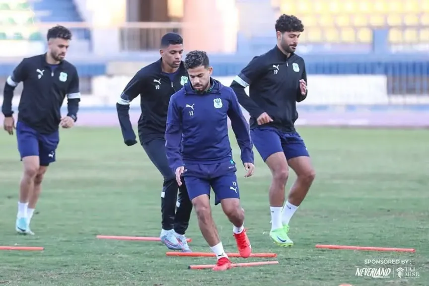 استاد فرحة  المصري يبدأ إستعداداته لملاقاة الزمالك المصيرية في الكنفدرالية