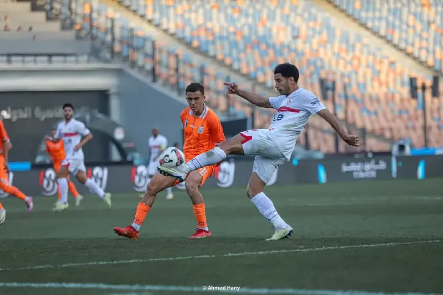 استاد فرحة  بثنائية نظيفة زيزو وشلبي الزمالك يفوز على أبو قير ويتاهل لدور ال16