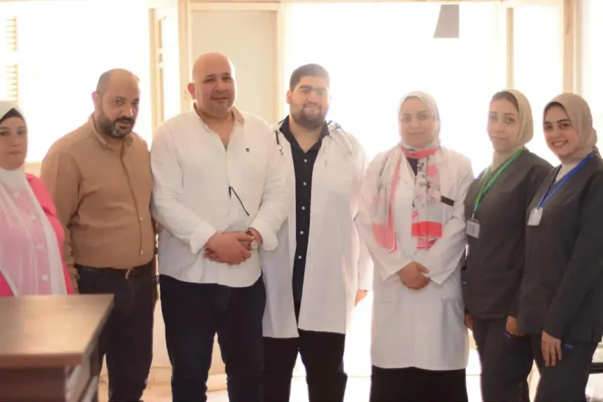 قافلة طبية لحزب حماة الوطن بقرية شباس الملح في كفرالشيخ