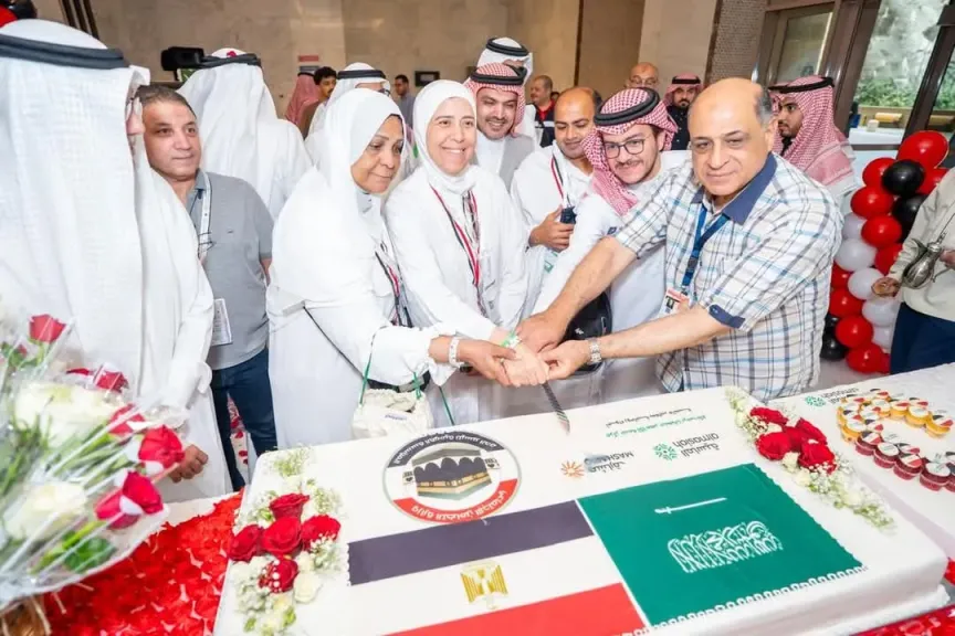 ”الماسية” تستقبل 1300 حاج من بعثة التضامن الاجتماعي في مكة المكرمة