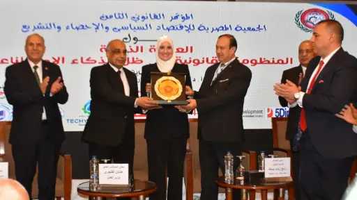 رئيس هيئة النيابة الإدارية يشهد افتتاح المؤتمر القانوني الثامن بحضور وزير العدل