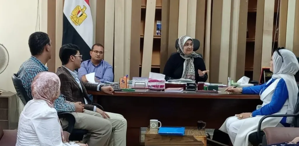 نظمت أمانة علاقات حكومية بالتعاون مع أمانة الشباب بحزب مستقبل وطن بسوهاج لقاء مع وكيلة وزارة العمل بسوهاج