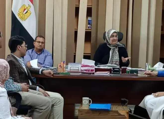 نظمت أمانة علاقات حكومية بالتعاون مع أمانة الشباب بحزب مستقبل وطن بسوهاج لقاء مع وكيلة وزارة العمل بسوهاج