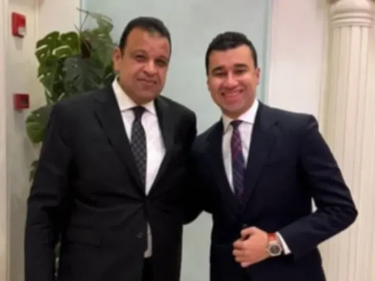 المستشار محمد العدلي يهنئ اللواء علاء بشندي ابو الدهب لتجديد الثقه