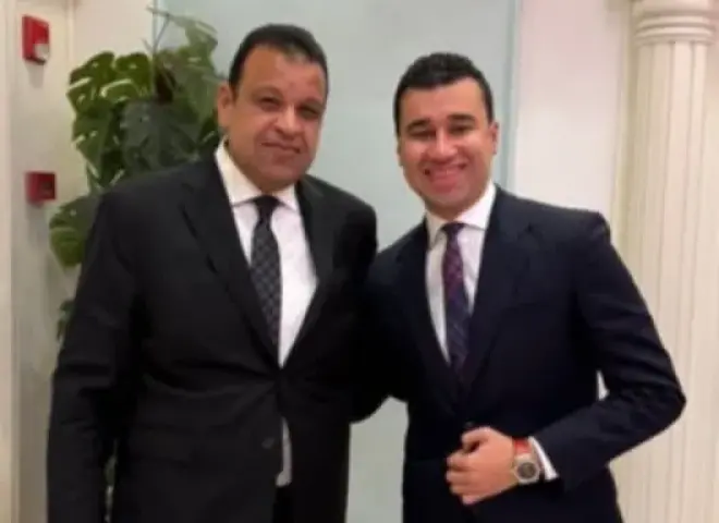 المستشار محمد العدلي يهنئ اللواء علاء بشندي ابو الدهب لتجديد الثقه