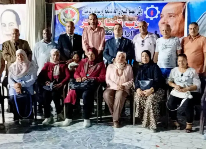 حزب تحيا مصر إرادة شعب يدعم مرشح الجيل الديمقراطي بمجلس الشيوخ خلال زيارة ميدانية للسويس هو