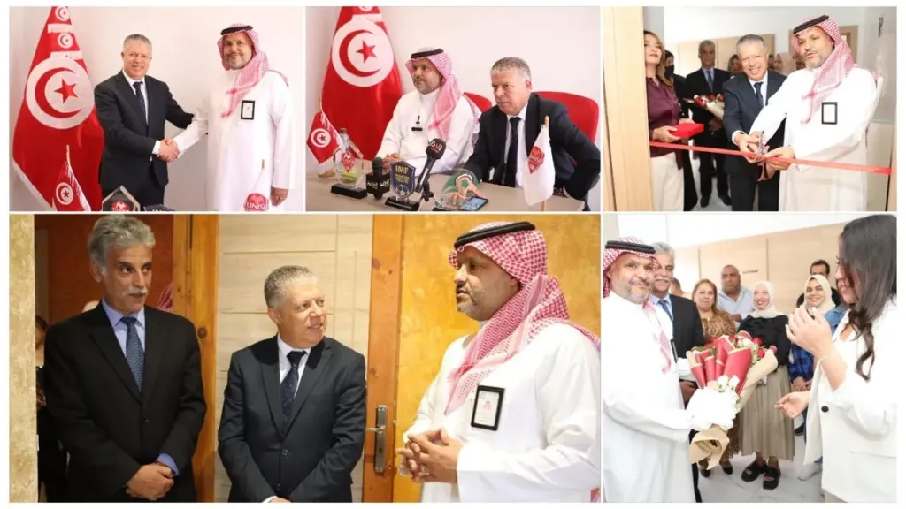 الدكتور محمد الدوسري يدشن المقر الجديد للاتحاد التونسي لكرة القدم المصغرة