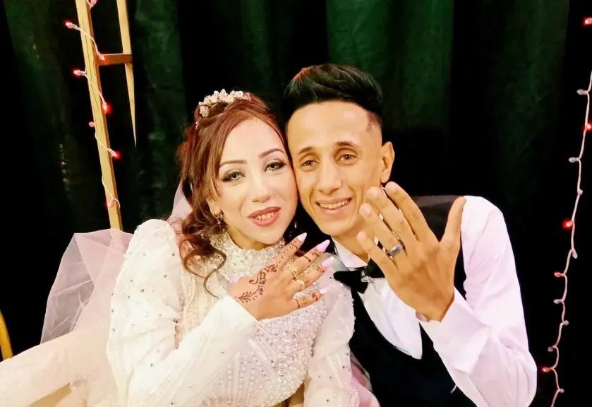 الإعلامي سيد العايق وموقع فرحة يهنئان أجمل عروسين خالد وندا بزفافهما السعيد