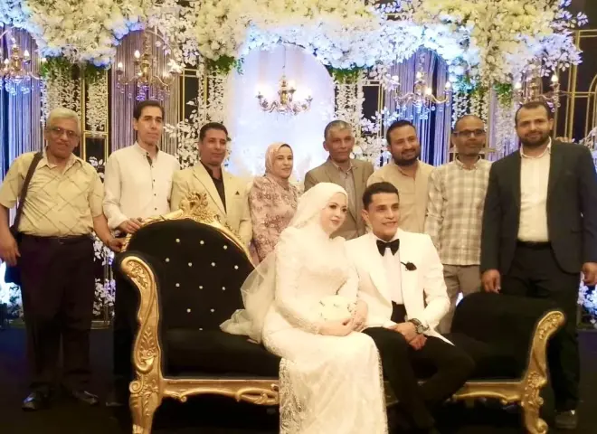 أسرة “فرحة” تزف أطيب التهاني بمناسبة الزفاف السعيد لعائلة قدارة والحاكم