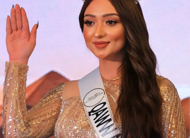 أميرة عبادي تحصد المركز الثالث بمسابقة “ملكة جمال العرب للقارات” كأول مشاركة من فلسطين