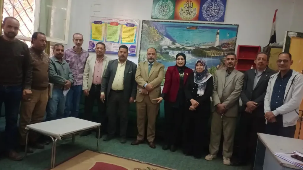 بالصور :زيارات ميدانية لوحدة ضمان وتحسين الجودة لمدارس التعليم  الفني بسوهاج