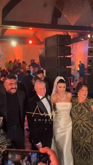 النجوم في حفل زفاف أروى جودة