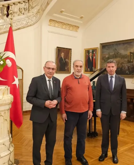 سفير تركيا بالقاهرة يستضيف نائب وزير الخارجية ومدير شمال وشرق أفريقيا