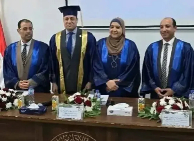 قيادة تجمع بين العلم والميدان تهنئة خاصة للعميد الدكتور هشام الشرقاوي بمناسبة حصوله على درجة الدكتوراه