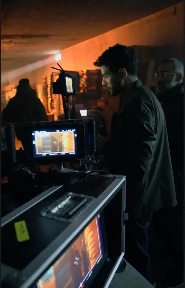 المخرج دان حداد والفنان وائل كفوري في مبادرة لدعم تلفزيون لبنان