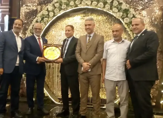 بالصور .. القيادات النقابية بشركة غاز مصر تكرم الزميل عبداللاه رضوان