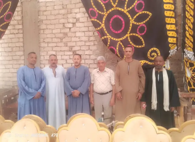 أسرة فرحة الإعلامية ومؤسسة فرحة تتقدم بأصدق التهاني لآل شحاتة وآل الحاج أحمد ببناويط بمناسبة زفاف حسام محمد محمود
