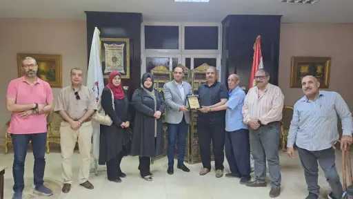 مدير مديرية الشباب والرياضة بسوهاج يبحث مع مجلس إدارة نادي الإيمان للمعاقين خطة التطوير وتنمية الموارد